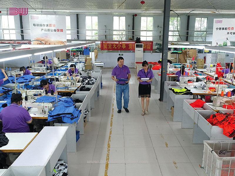 BOWINS fishing clothing manufacturing factory